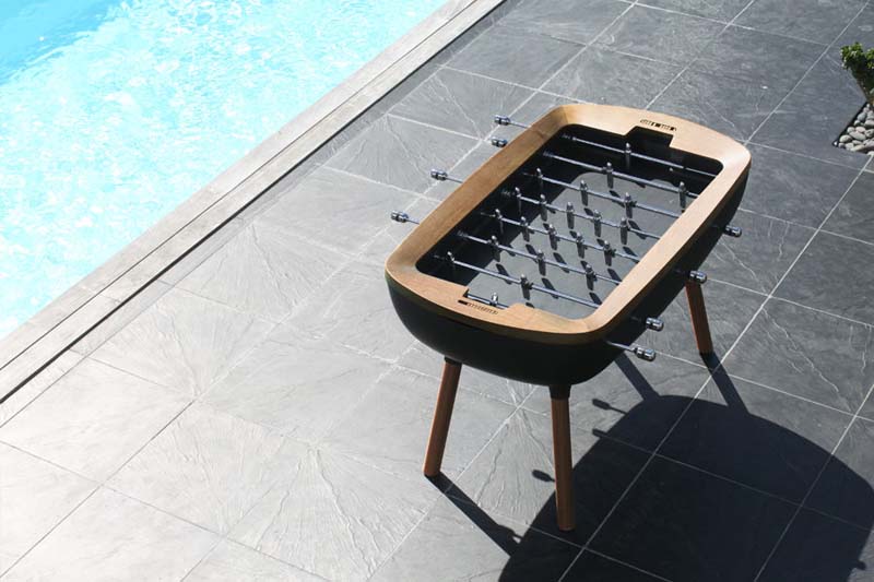 Babyfoot Toulet The Pure Outside Foosball Table Top View