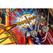 Stern Black Knight Sword of Rage Pro Pinball Machine, close-up of Magna-Save artwork, lightning graphics, and flipper mechanism.