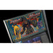 Stern Black Knight Sword of Rage Pro Pinball Machine, close-up of backbox castle backglass art and cabinet edge.
