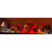 Chicago Gaming Cactus Canyon Remake Special Edition commercial pinball machine backbox display with illuminated cowboy figure and saloon building graphics image