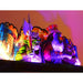 Chicago Gaming Medieval Madness Remake Merlin Edition pinball machine home model featuring illuminated castle and dragon creature sculptures