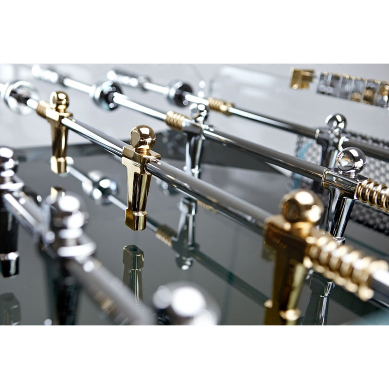 Teckell Cristallino Gold 24K Foosball Table Players