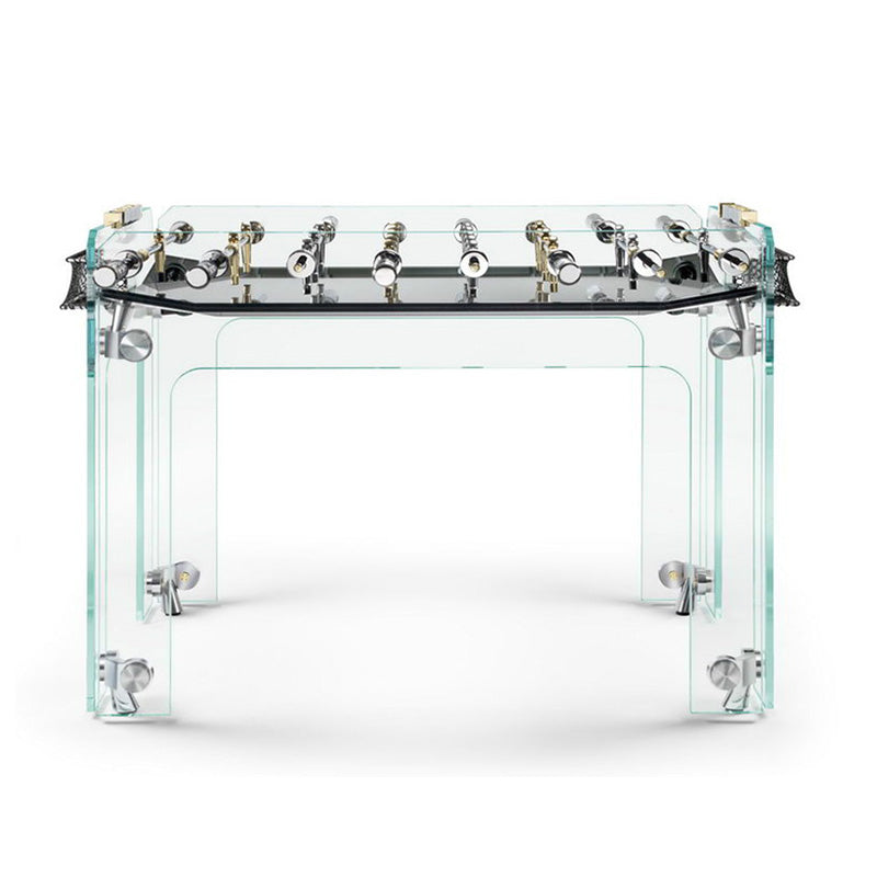 Teckell Cristallino Gold 24K Foosball Table Side View
