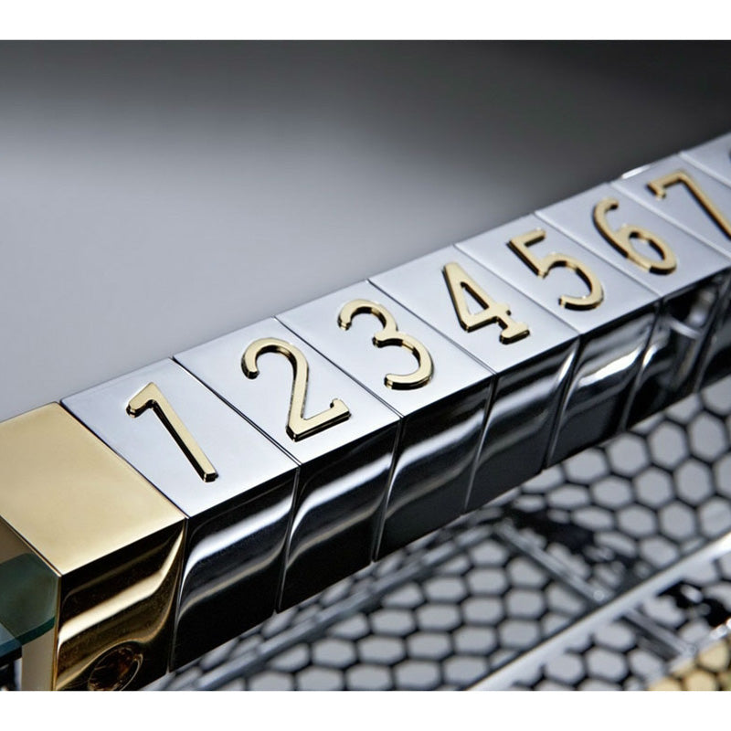 Teckell Cristallino Gold 24K Foosball Table Scoreboard