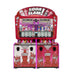 Alan-1 Dr Pepper Soda Slam Arcade Redemption Game Deluxe cabinet, front view with illuminated marquee, dual player stations and RGB LED tap handle joysticks.