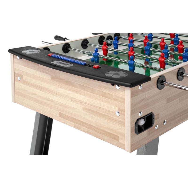FAS Pendezza Club Teak Foosball Table Back Side Image