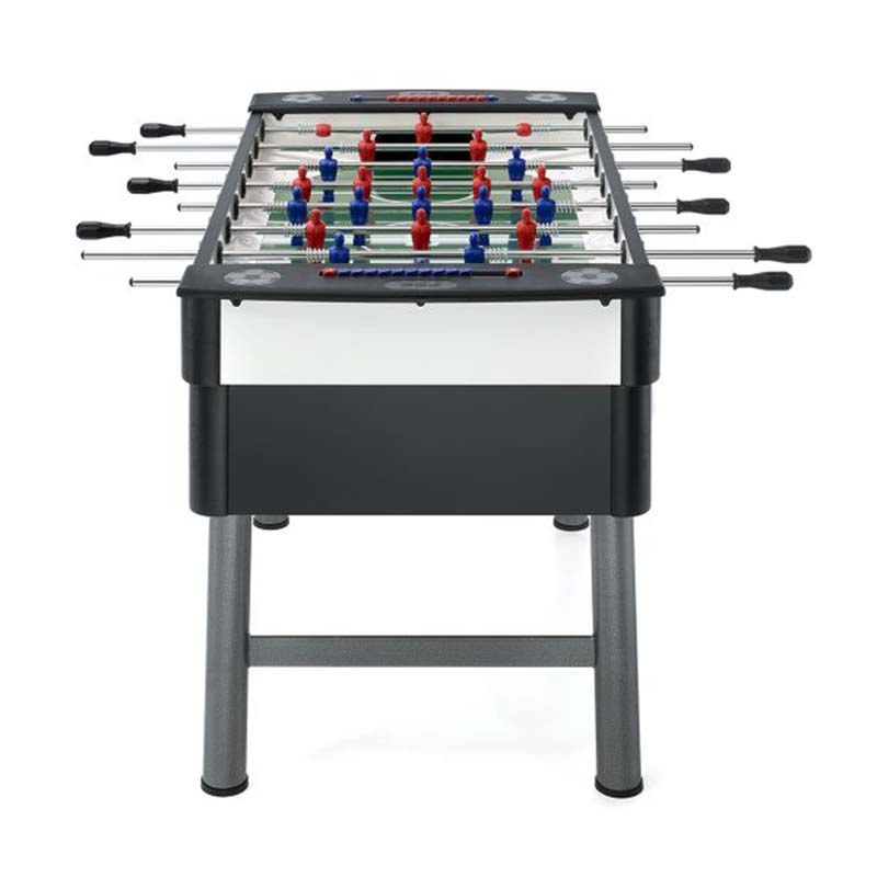 FAS Pendezza Mundial White-Black Foosball Table Front View Image