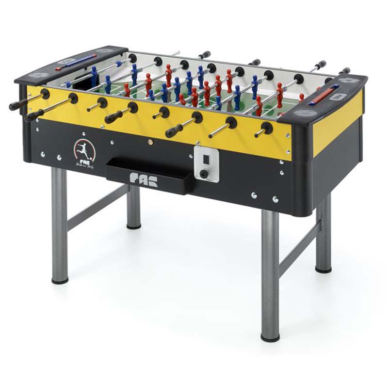 FAS Pendezza Mundial Yellow-Black Foosball Table Image