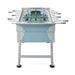FAS Pendezza Rainbow Turquoise-Grey Foosball Table Front View Image
