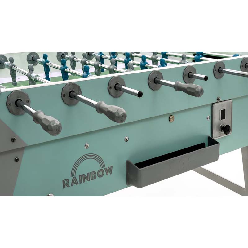 FAS Pendezza Rainbow Turquoise-Grey Foosball Table Image