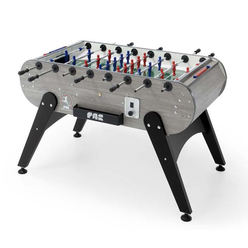 FAS Pendezza Tornado Gray Wood Foosball Table Image