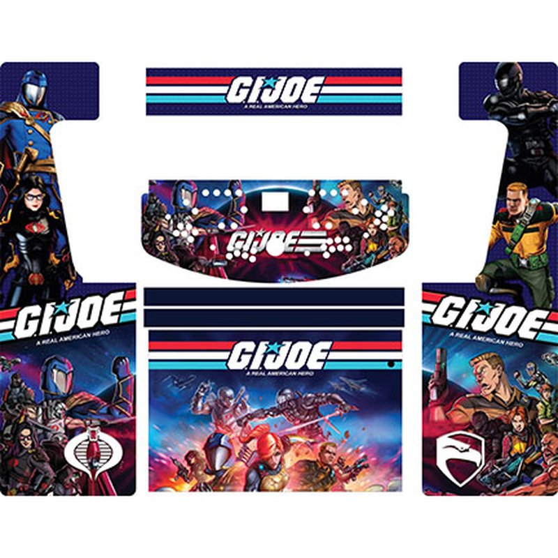 G.I. Joe Retro-Cade Classic Full-Size Arcade Cabinet Art Package