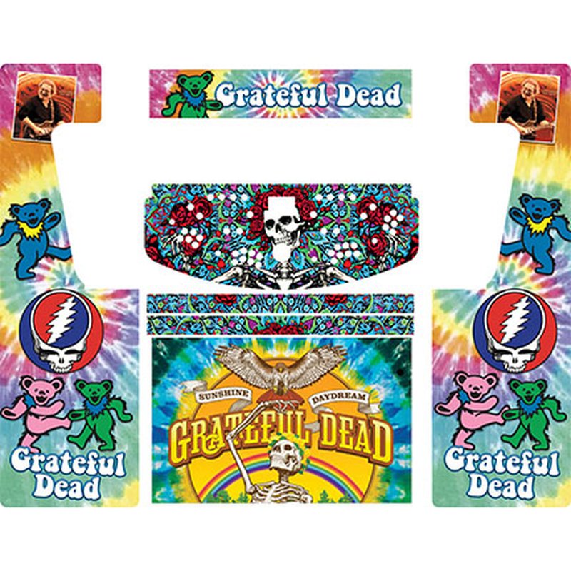 Grateful Dead Retro-Cade Classic Full-Size Arcade Cabinet Art Package
