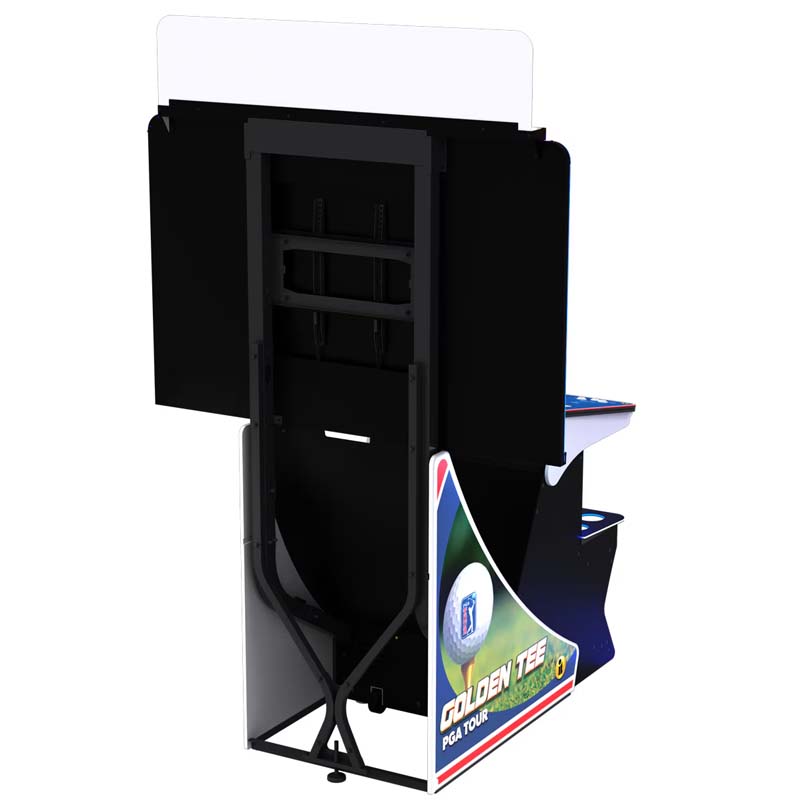 Incredible Technologies Golden Tee PGA Tour Deluxe Back View