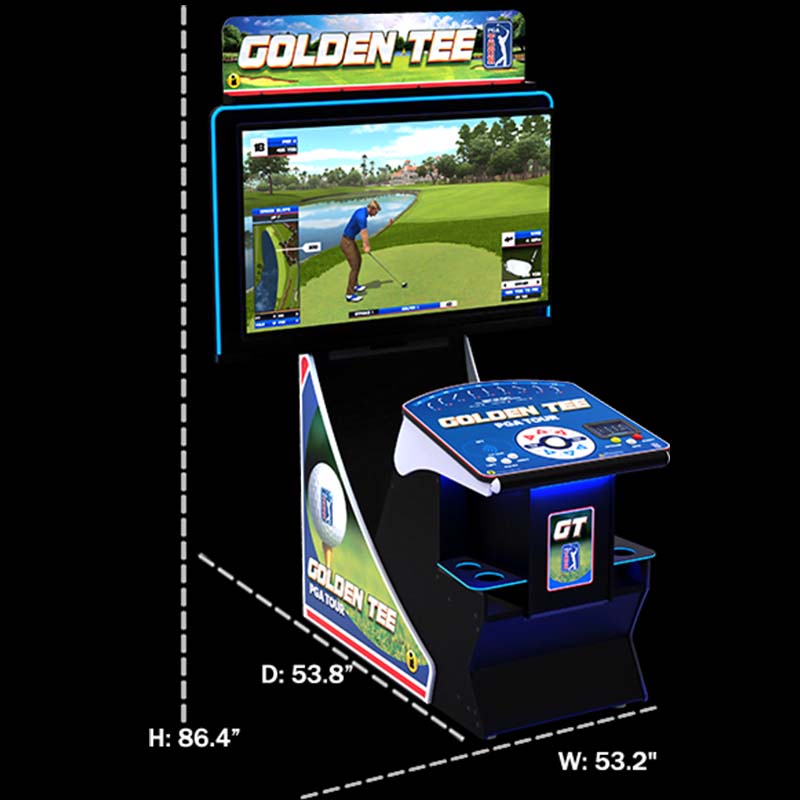 Incredible Technologies Golden Tee PGA Tour Deluxe Specifications