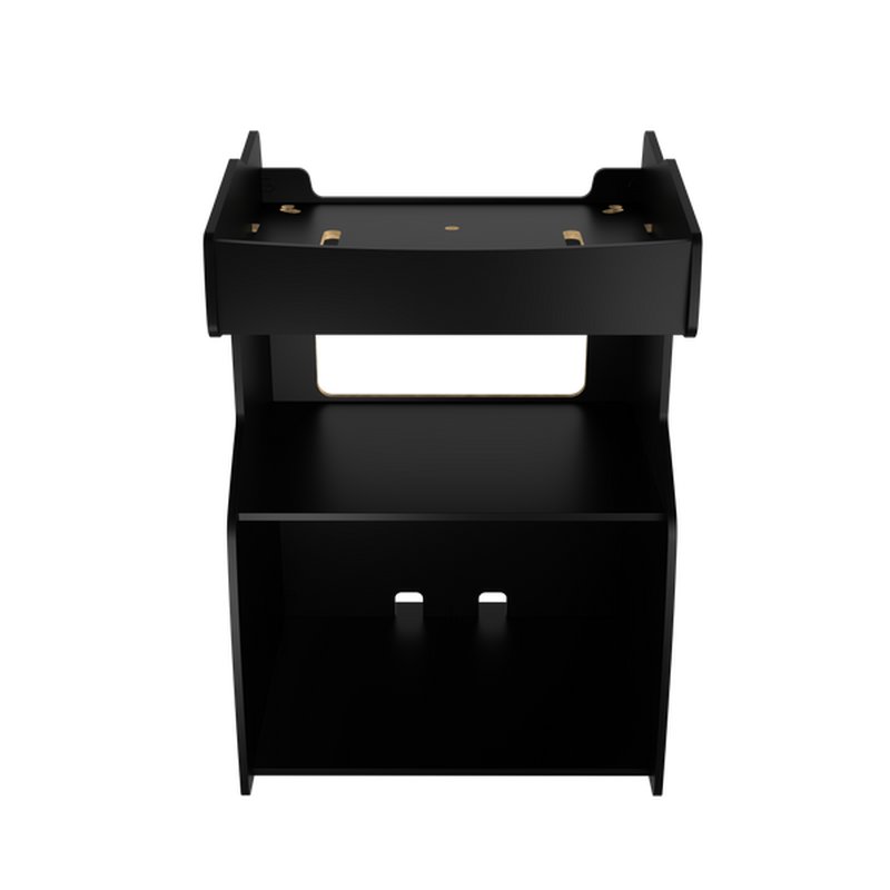 Incredible Technologies Arcade Collection GO Portable Arcade Cabinet home model rear view showing cabinet structure and internal compartments
