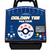 Incredible Technologies Golden Tee PGA Tour home arcade golf cabinet front view showing control panel with trackball, buttons, and display screen