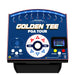 Incredible Technologies Golden Tee PGA Tour home arcade golf cabinet front view showing trackball controls, button layout, and display screen