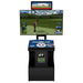 Incredible Technologies Golden Tee PGA TOUR Showpiece PRO arcade golf cabinet, home model, shown from front with display screen and control panel