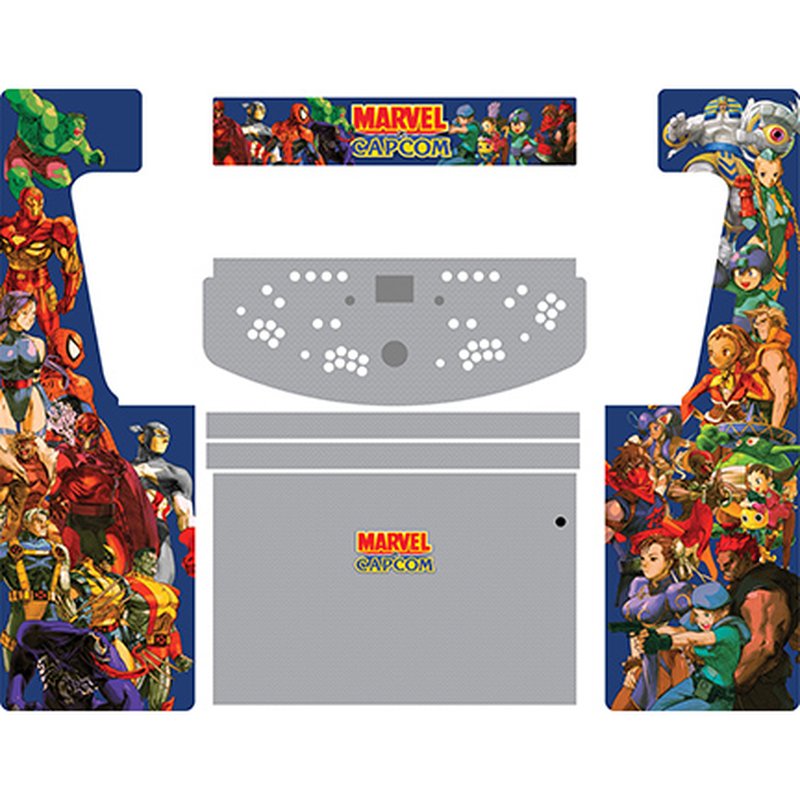 Marvel Capcom Retro-Cade Classic Full-Size Arcade Cabinet Art Package