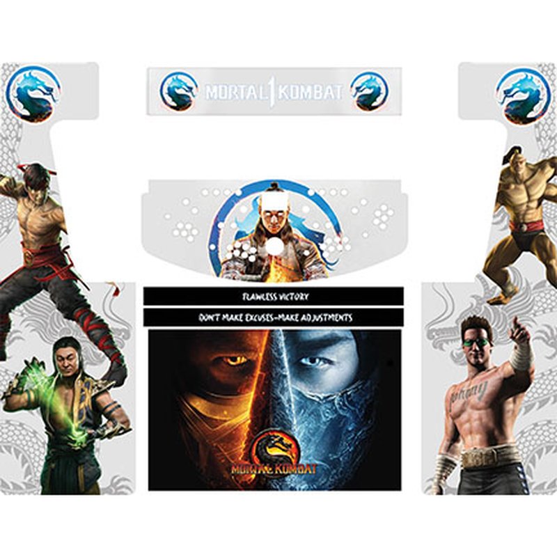 Mortal Kombat Retro-Cade Classic Full-Size Arcade Cabinet Art Package
