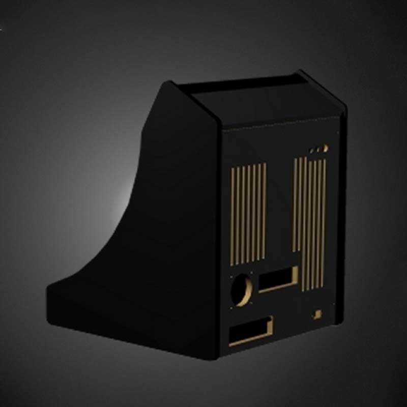 North Coast Custom Arcades Ultimate Arcade Bartop Model 2.0 Kit Back View