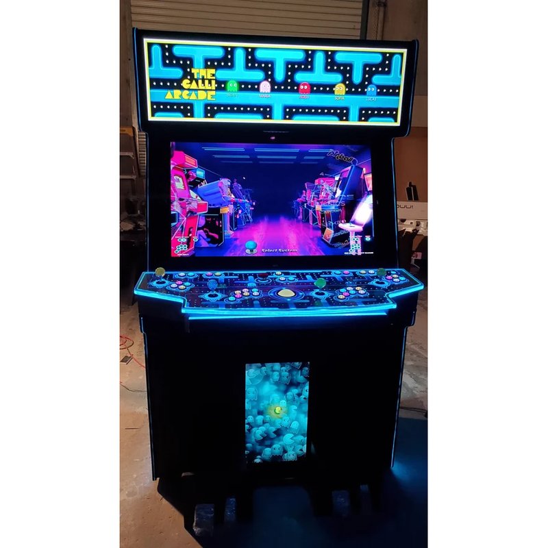 paradox arcades falcon v2.0 xl 4 player arcade cabinet full view 5