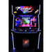 paradox arcades falcon v2.0 xl 4 player arcade cabinet full view in dark with LED lights