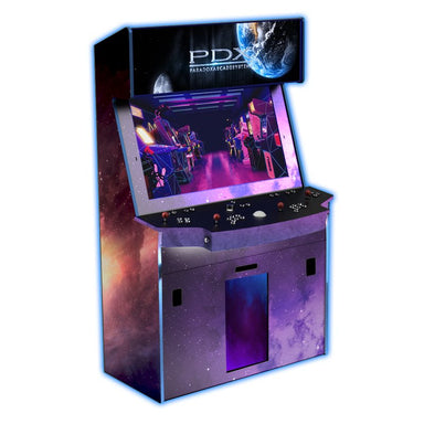 paradox arcades pro 4 player xl arcade cabinet 16x9 PRO with side art
