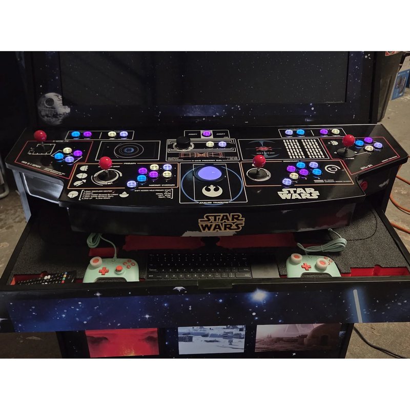 paradox arcades pro 4 player xl Star Wars PRO Arcade Paradox Drawer open