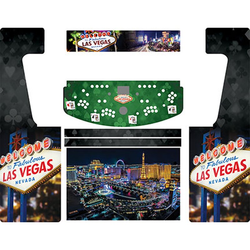 Las Vegas Retro-Cade Classic Full-Size Arcade Cabinet Art Package