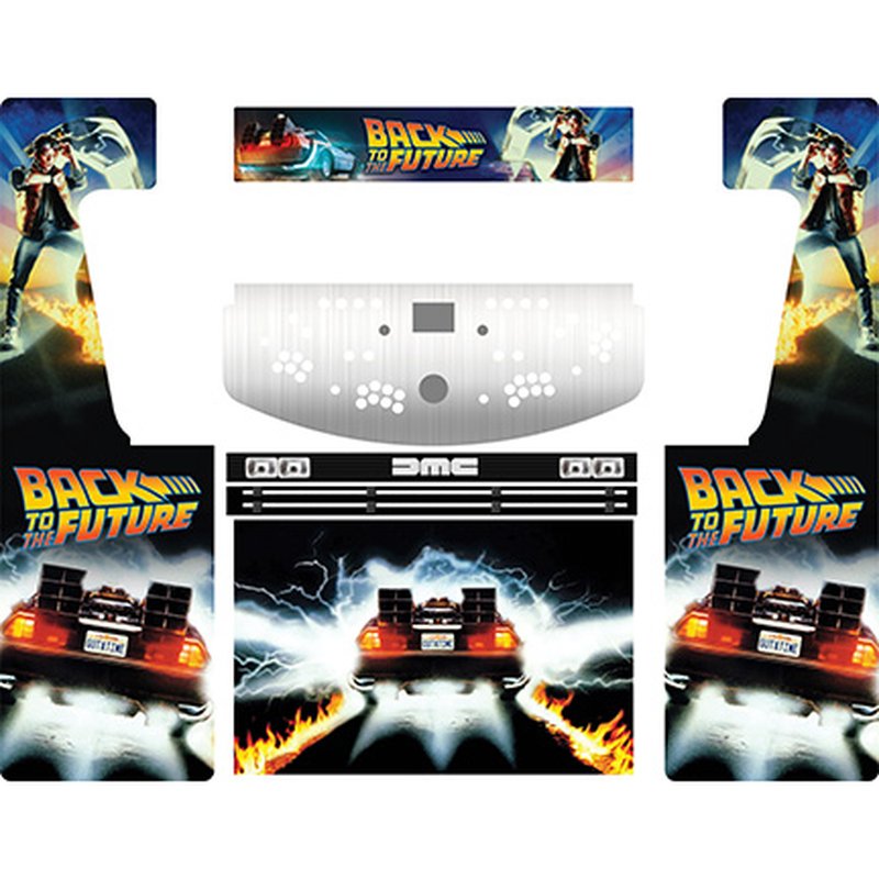 Back to the Future Retro-Cade Classic Full-Size Arcade Cabinet Art Package