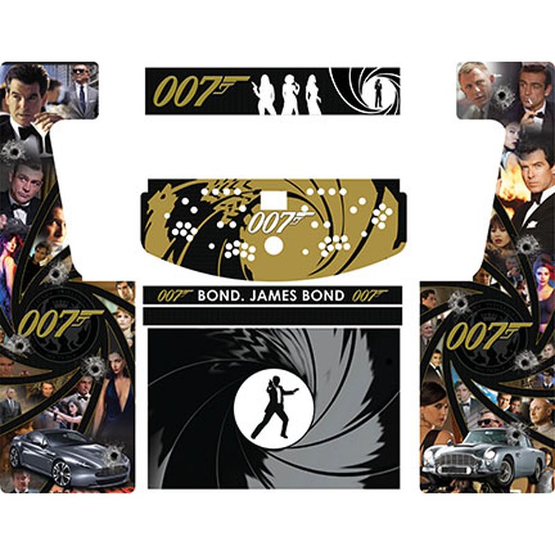 James Bond 007 Retro-Cade Classic Full-Size Arcade Cabinet Art Package