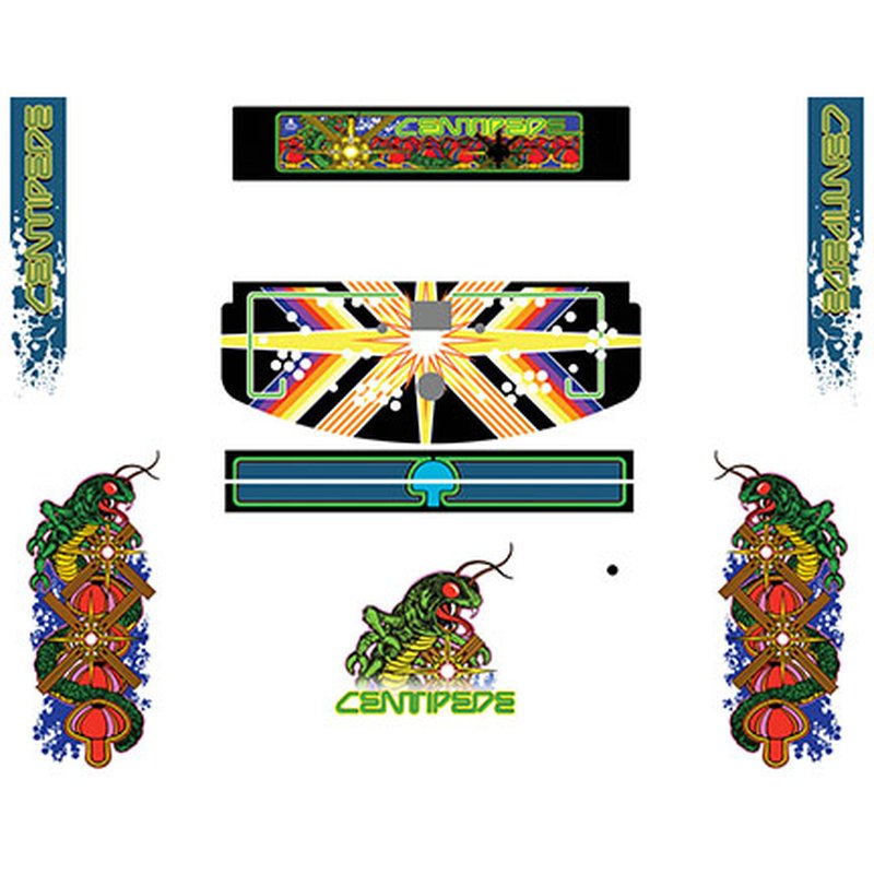 Centipede Retro-Cade Classic Full-Size Arcade Cabinet Art Package