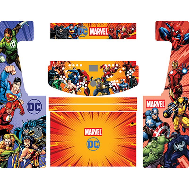 Marvel DC Retro-Cade Classic Full-Size Arcade Cabinet Art Package