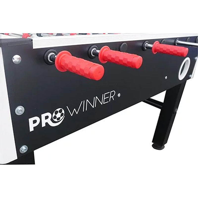 Roberto Sport Foosball Pro Winner Table Black Side Zoomed