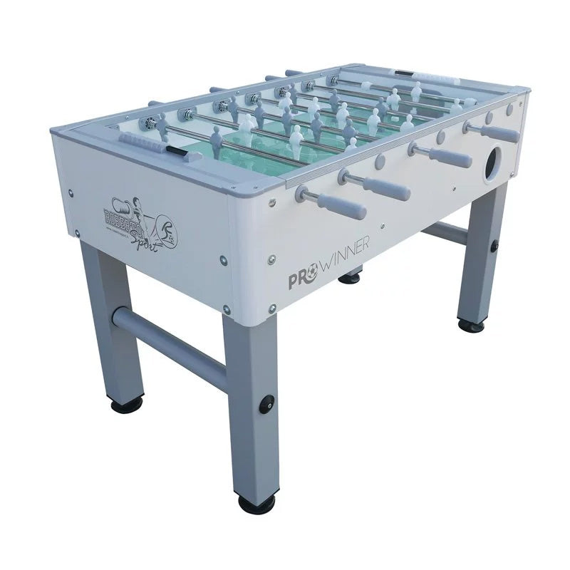 Roberto Sport Pro Winner Foosball Table White Diagonal View