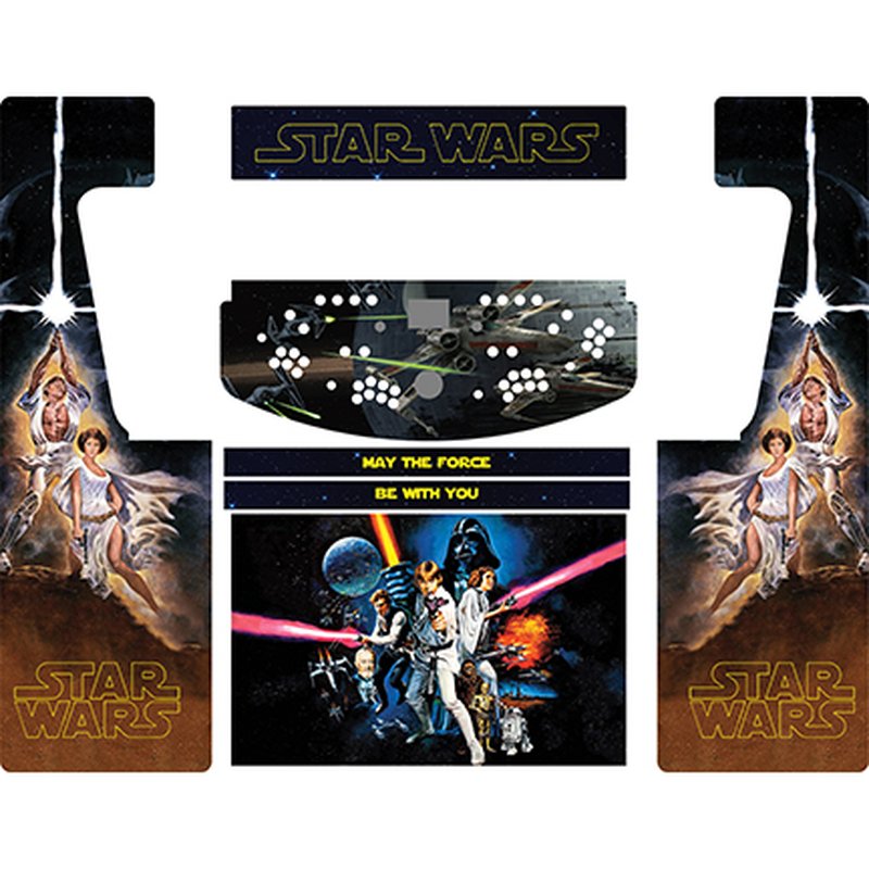 Star-Wars-NH Retro-Cade Classic Full-Size Arcade Cabinet Art Package