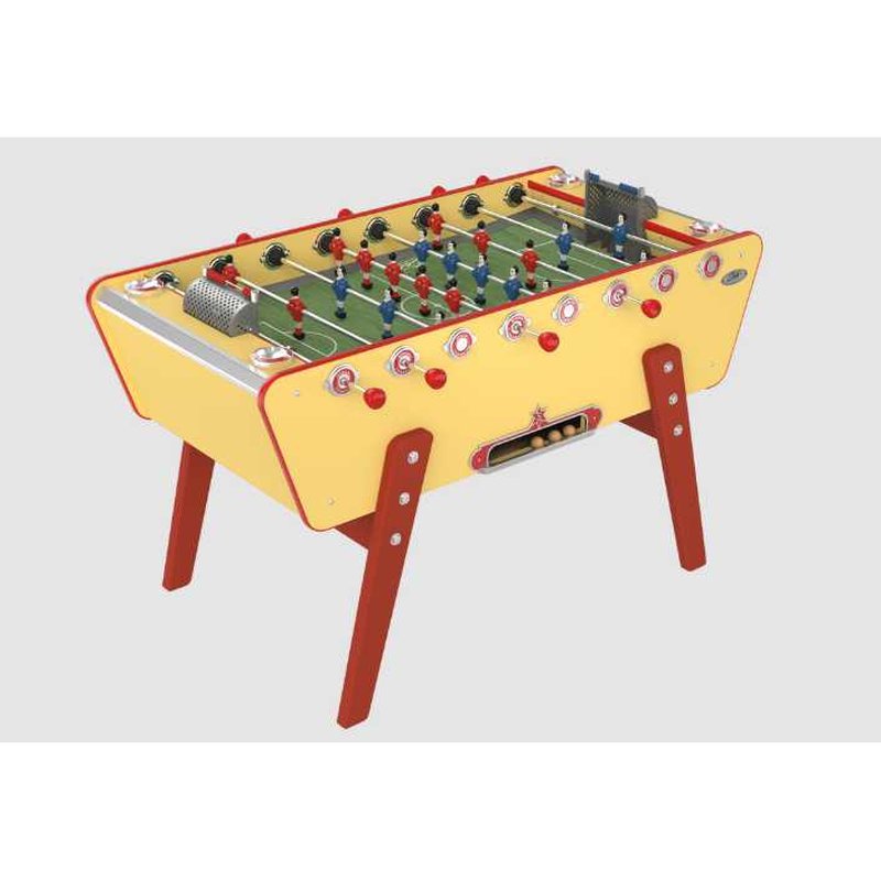 stella champion collector indoor foosball table yellow 11