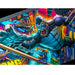 Stern King Kong Myth of Terror Island premium pinball machine playfield showing animatronic Kong figure, NYC cityscape backpanel, and custom sculpted toys.