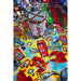 Stern Metallica Remastered Premium Pinball Machine playfield close-up showing Sparky's Electric Chair sculpted figure and illuminated drop targets.