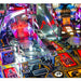 Stern Metallica Remastered Premium pinball machine playfield overhead view showing ramps, targets, pop bumpers, and illuminated playfield features