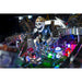 Stern Metallica Remastered Premium pinball machine playfield showing Sparky's Electric Chair sculpture, Gavel hammer mechanism, illuminated targets, and RGB Skull slingshots.
