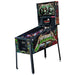 Stern Metallica Remastered Premium Pinball Machine, commercial coin-operated game, full cabinet view with backbox display and playfield visible