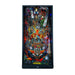 Stern Metallica Remastered Premium pinball machine playfield overview showing ramps, bumpers, targets, and sculpted features from above.