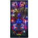 Stern Metallica Remastered Premium Pinball Machine playfield with illuminated targets, ramps, pop bumpers, Sparky's Electric Chair, Grave Marker, and RGB Skulls.