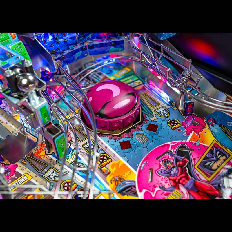 Stern X-Men The Uncanny Premium Pinball Machine Retracted Head