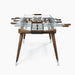 Teckel 90 Degree Minuto Walnut Foosball Front View
