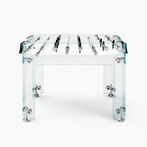 Teckell Cristallino White Outdoor Foosball Table — Mancave